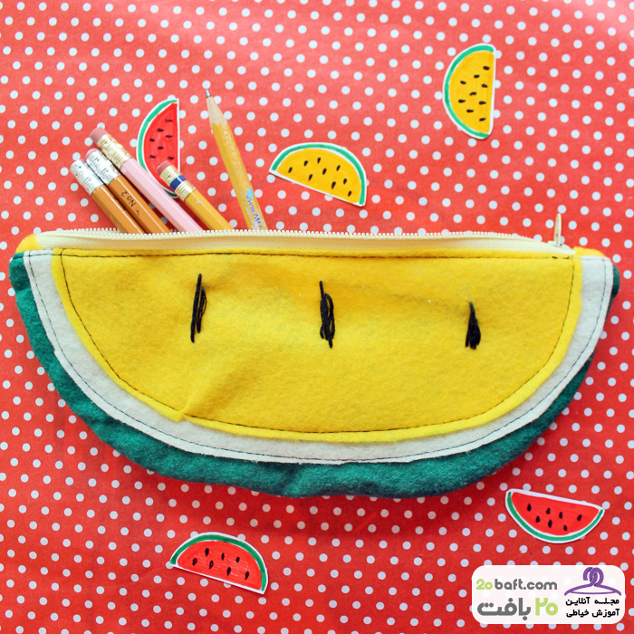 آموزش دوخت جامدادی