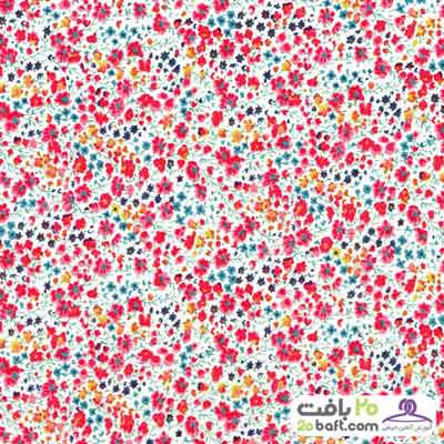 عکس پارچه گلدار-20بافت