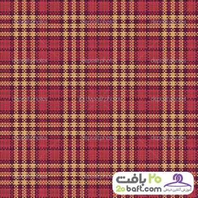 طراحی پارچه چهار خانه-20بافت