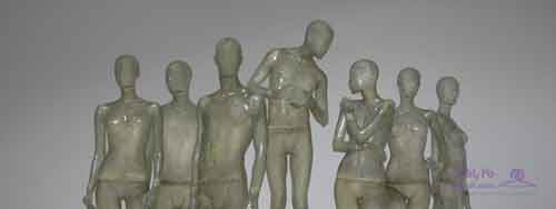 عکس مانکن طلایی خارجی-20بافت