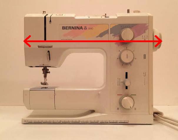 اندازه گیری طول چرخ خیاطی