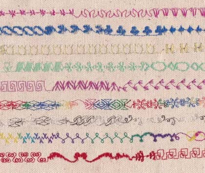 انواع دوخت های چرخ خیاطی