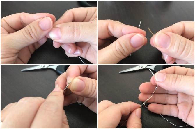 نحوه تیز کردن انتهای نخ