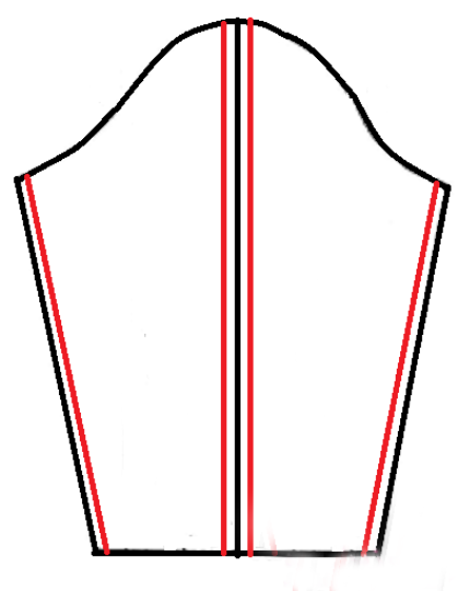 دوخت پنس زیر سینه