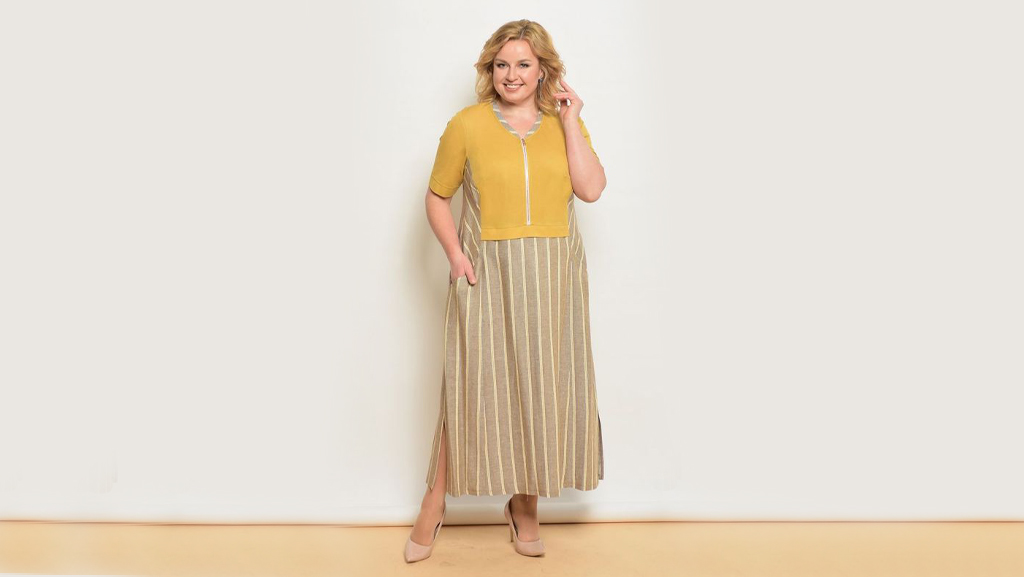 مدل لباس نخی برای افراد چاق