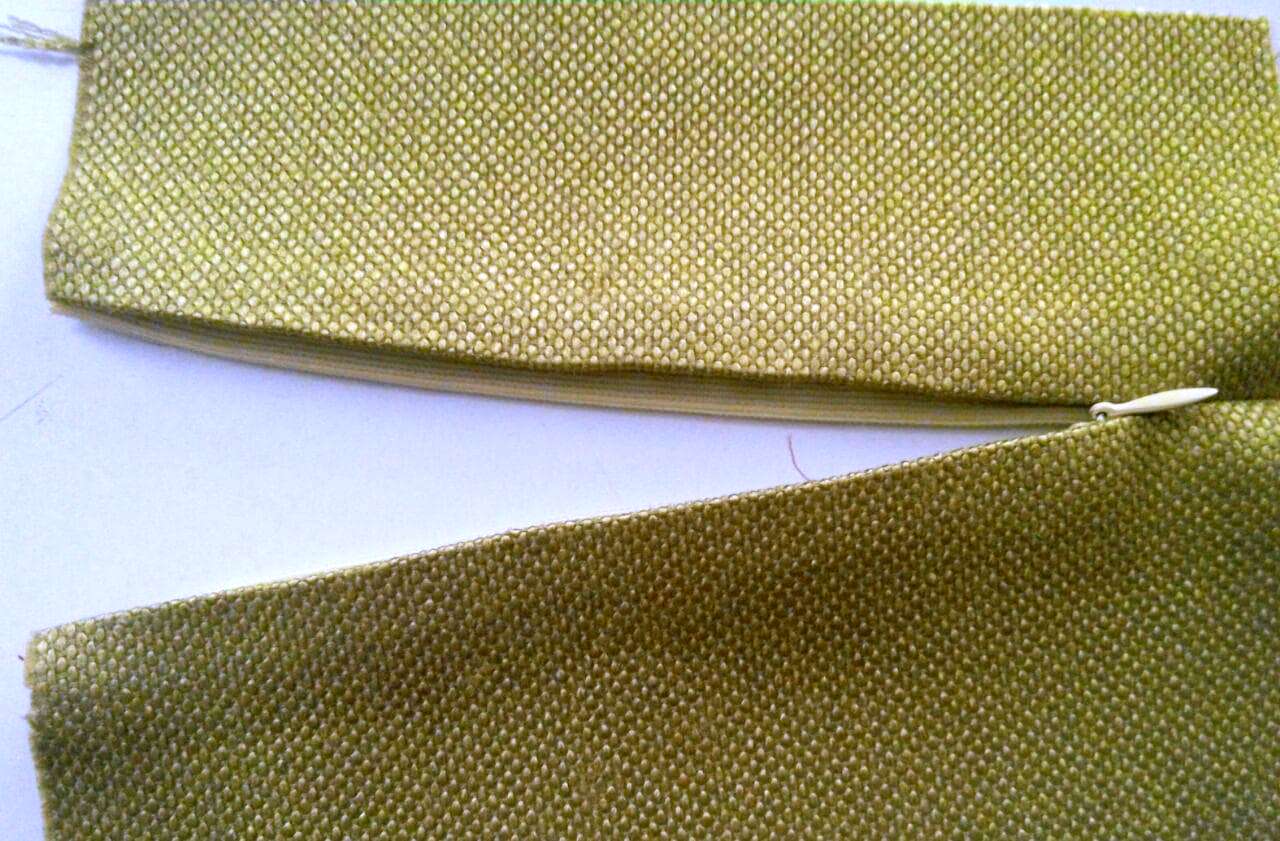 آماده کردن جای دوخت زیپ