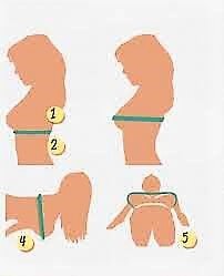 سایز گرفتن اندازه دور سینه