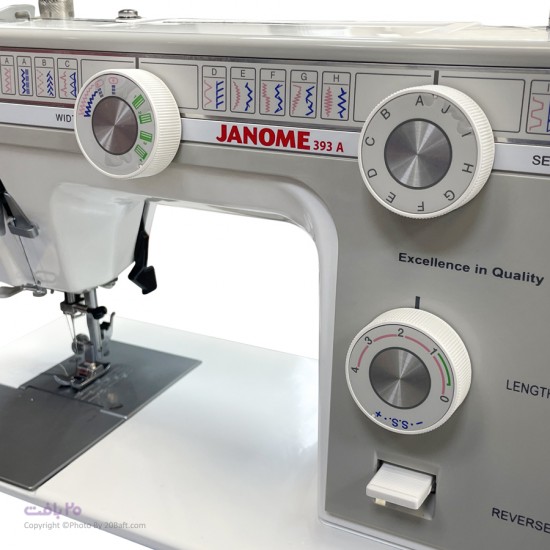 چرخ خیاطی ژانومه مدل 393A(قیمت ارزان+گارانتی 3ساله)✅