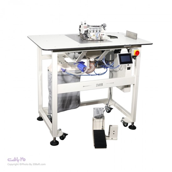 چرخ زیگزال اتومات ضخیم درز بغل شلوار جین IMB مدل MB3005B-PS-EX3216