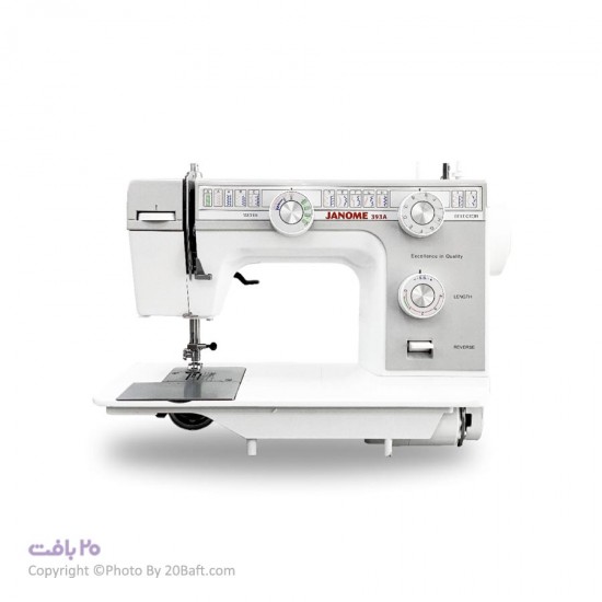 چرخ خیاطی ژانومه مدل 393A(قیمت ارزان+گارانتی 3ساله)✅