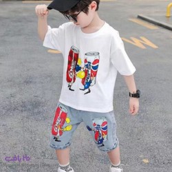 الگو خیاطی تیشرت لش بچه گانه ساده کد S-101