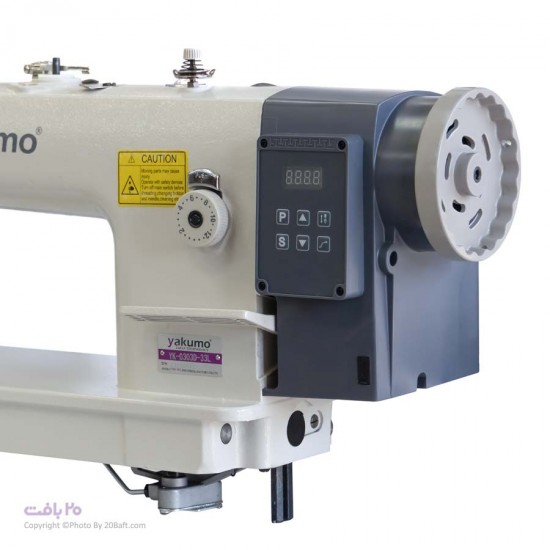 چرخ خیاطی دوپایه دهنه بزرگ 12 درجه یاکوما مدل YK0303D-33L (گارانتی طلایی)